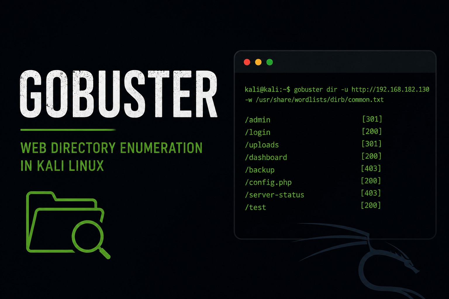 gobuster kali linux web enumeration